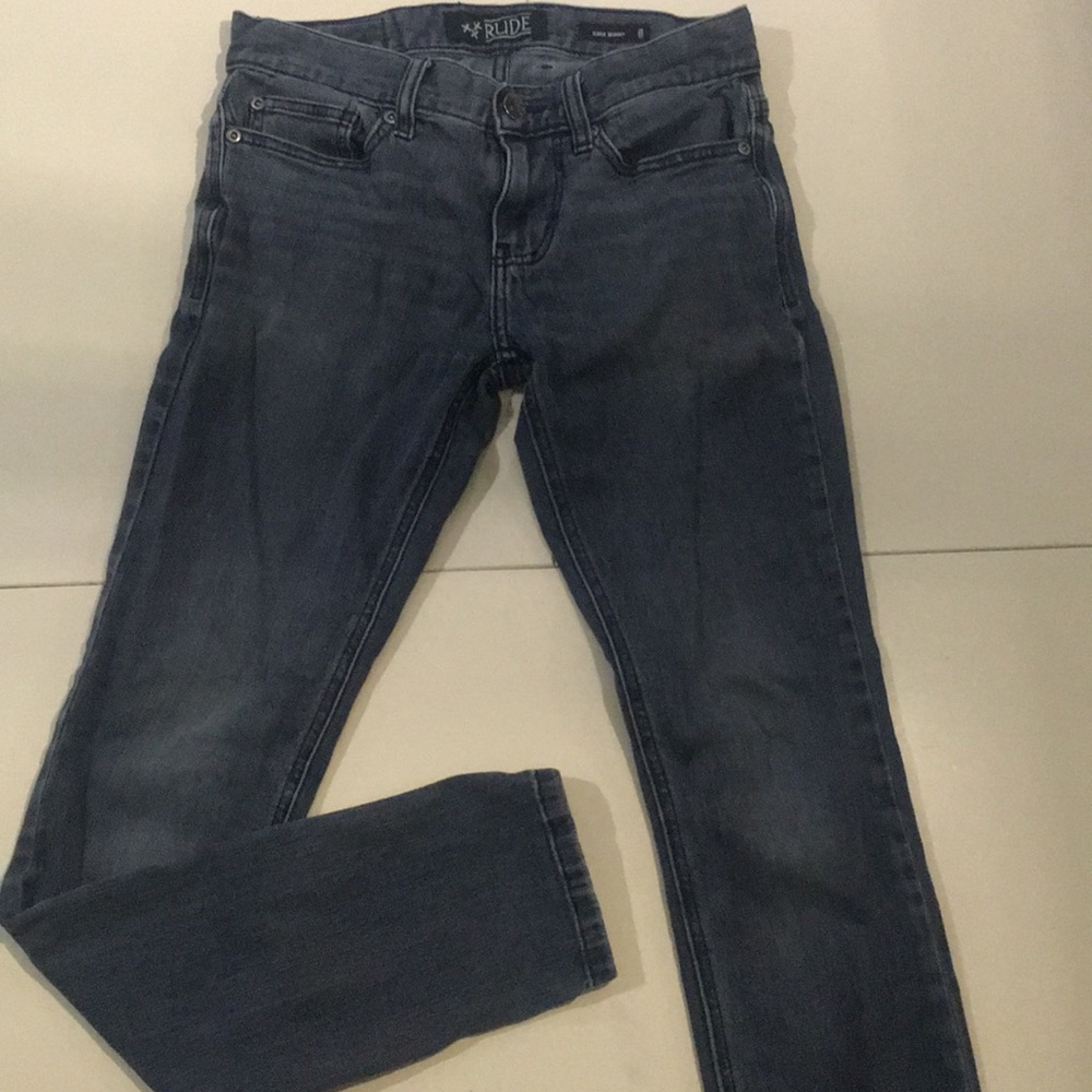 2 pairs of RUDE skinny jeans